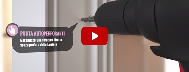 viti autoperforanti per serramenti in pvc