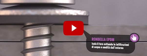 vite autoperforante con finta rondella ambrovit