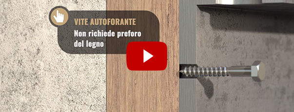 tirafondo ambrovit utilizzato senza pre bucare il legno